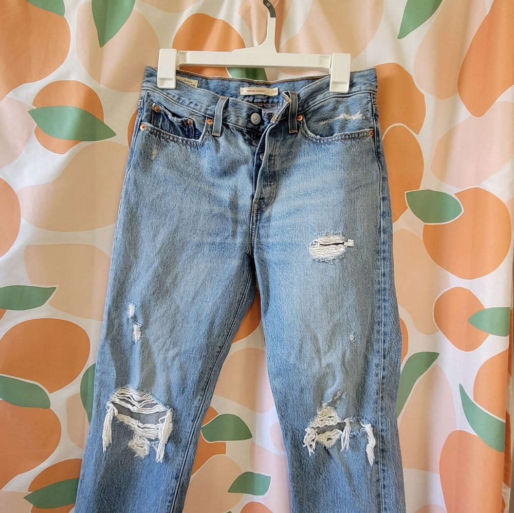 Levi's wedgie straight jeans